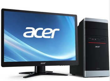 宏碁（acer） AT7-N50 台式电脑 （G3220双核 4G 500G 集显 DVD 键鼠 L
